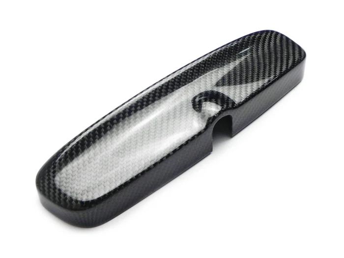 

Car Accessories Carbon Fiber Room Rear View Mirror Cover Glossy Fibre Interior Trim Part For Nissan Skyline R32 GTS GTR R33 GTS