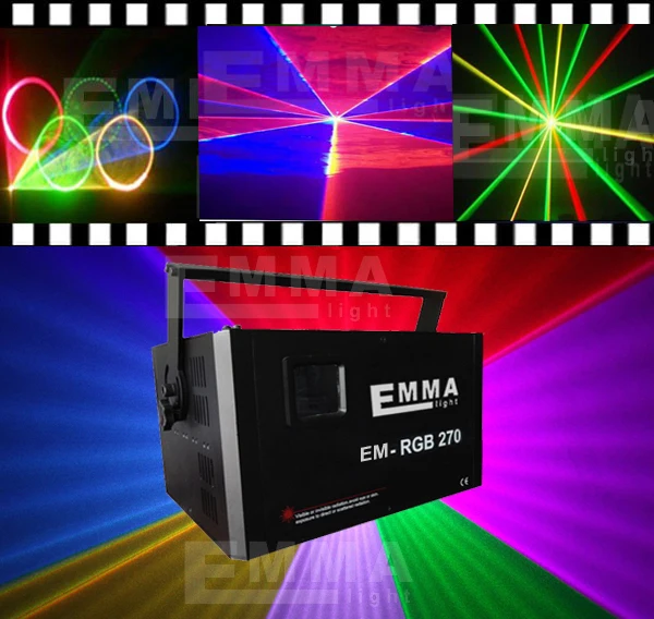 RGB 3D аниме Лазерная этап Light Музыка проектор DMX-512 SD карты для КТВ Disco | Освещение