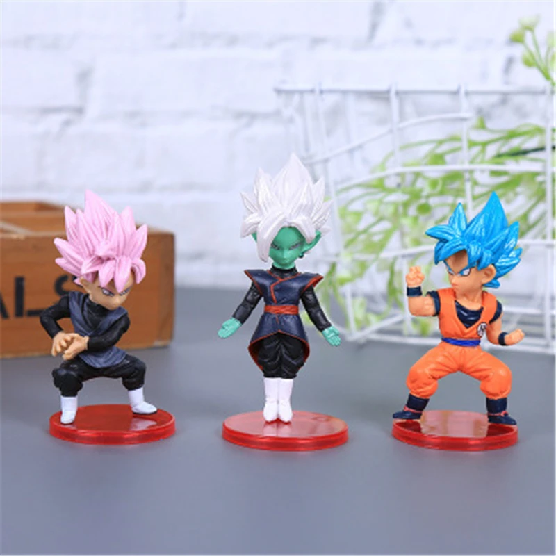 Горячая 18 шт./компл. Dragon Ball Супер игрушечные лошадки Сон Гоку/Гохан/дзен