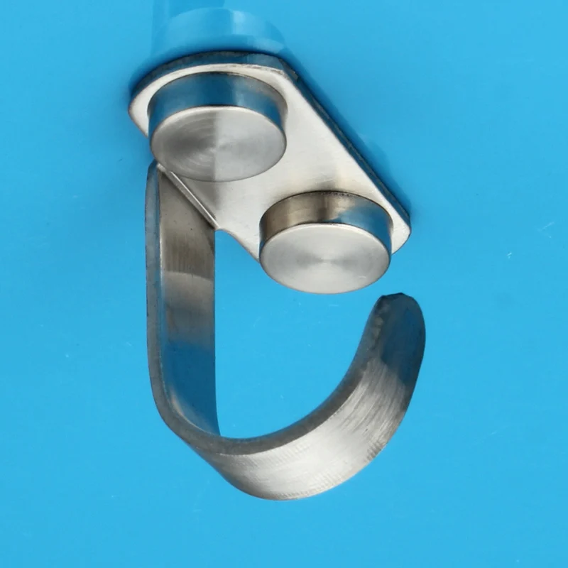 8Pcs/Lot Top Mount Hung Stailess Steel COAT & HAT HOOK Wardrobe Hook