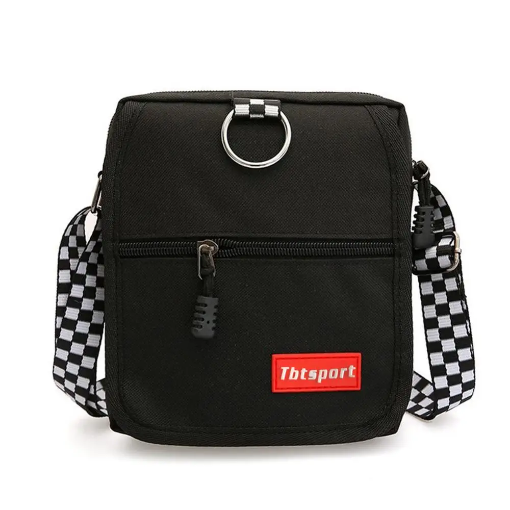 النساء قماش Crossbody حقيبة هونغ كونغ المتناثرة نمط التباين اللون صغيرة حقيبة الكورية أزياء عارضة رسول الكتف حقائب اليد