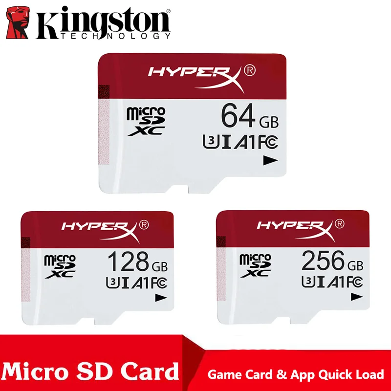 Оригинальная Kingston HyperX игровая Карта памяти HXSDC новая карта Micro SD 64 Гб 128 ГБ 256 класс