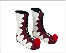 Hot Sale Stephen King’s It Pennywise Cosplay Shoes Boots Adult Men Women Clown Shoes Halloween Party Cosplay Shoes