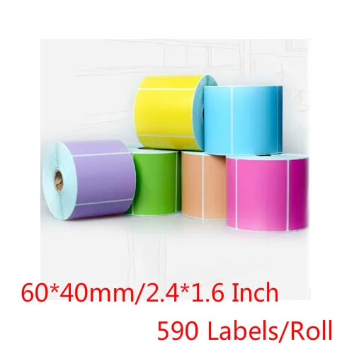 colored barcode labels