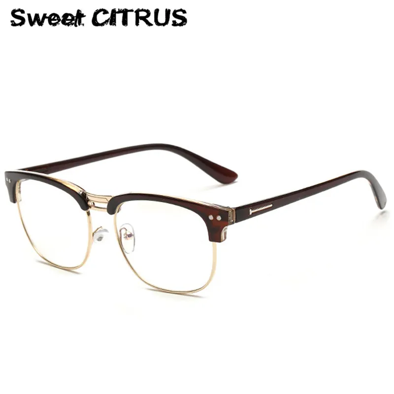 Aliexpress.com : Buy Fashion Metal Half Frame Glasses ...