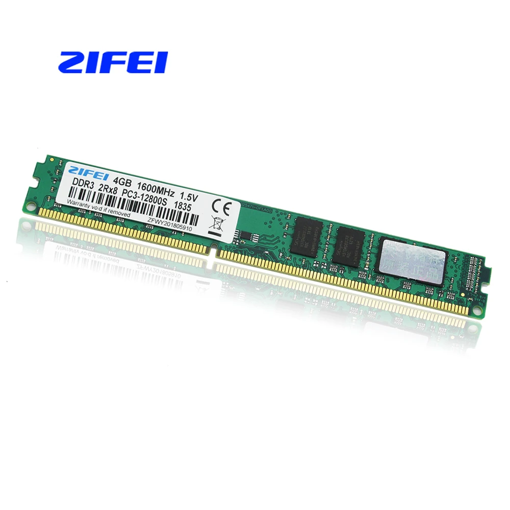 

ZIFEI Ram DDR3 4GB 1600MHz Desktop Memory 240pin 1.5V DIMM PC3 12800 sell 8GB for Intel&AMD