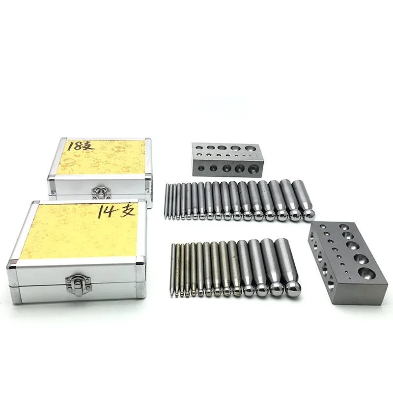 

Round socket as square socket drill set round punch to make bell, gold, silver and copper jewelry processing tools