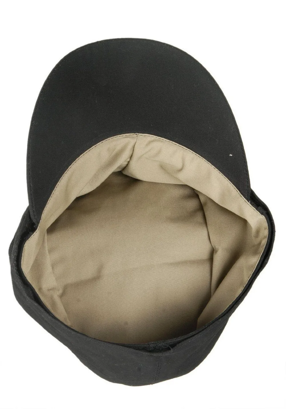 WWII WW2 GERMAN ELITE OFFICER SUMMER PANZER M43 FIELD COTTON Cap Hat Black- SIZE M
