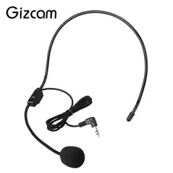 Gizcam 3.5 мм проводной головной микрофон microfono мини микрофон для голосового Усилители домашние громкий Динамик речи