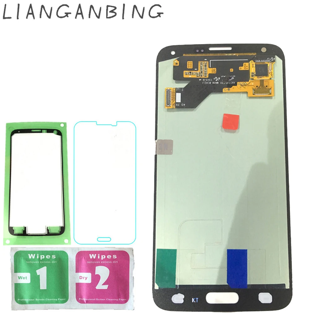 

New Super AMOLED LCD S5 Neo G903 G903F Display 100% Tested Working Touch Screen Assembly For Samsung lcd display galaxy s5 Neo