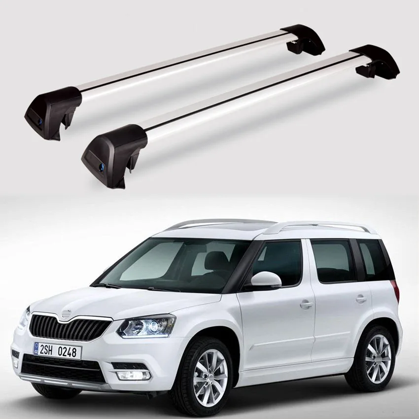 

New arrival Original cross bar luggage bar cross beam for Skoda YETI 2014-2019,thicken aluminum alloy,made by ISO9001 factory
