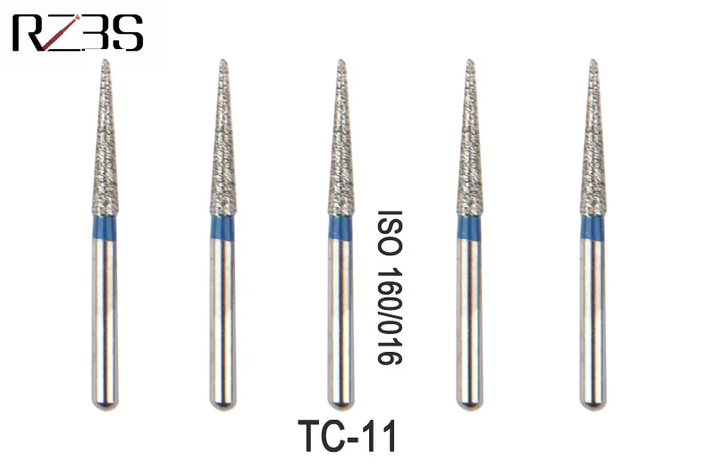 12 шт алмазные стоматологические иглы Бур FG 1,6 мм лента коническим концом Бур для высокое Скорость воздушная турбина TC-10, TC-11, TC-11C, TC-11F, TC-11EF