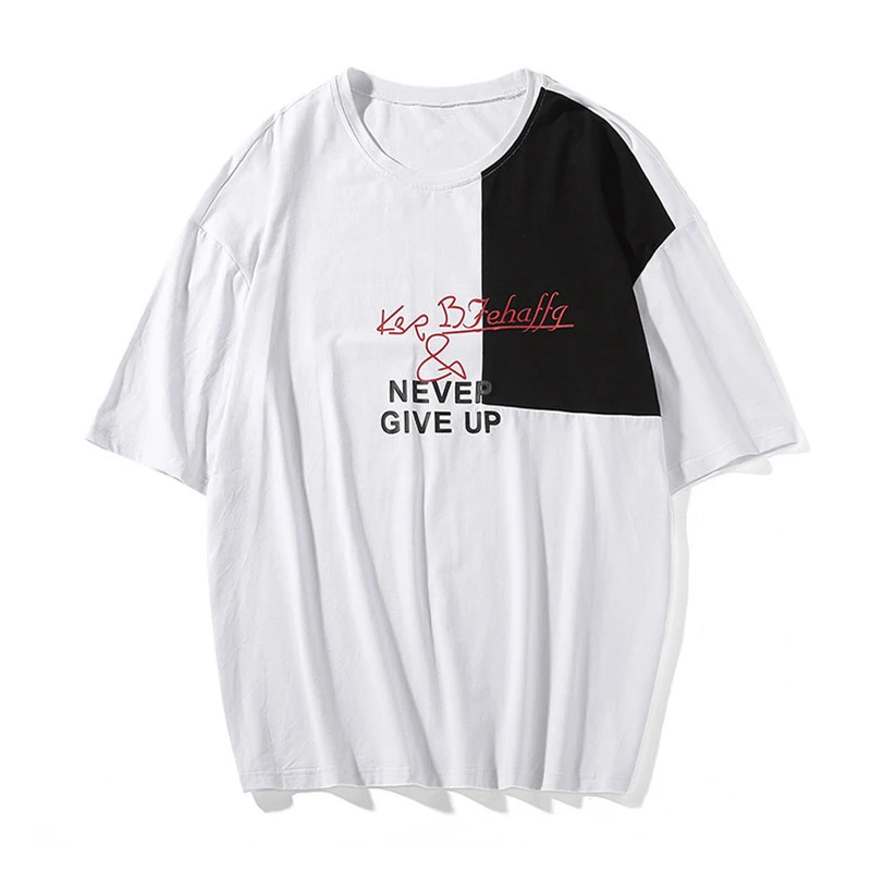 Una Reta летние Для мужчин футболки с принтом футболки в стиле «хип-хоп» с принтом футболка с короткими рукавами модная повседневная Футболки свободная, с коротким рукавом, футболки