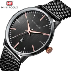 MINIFOCUS наручные часы Мужские лучший бренд роскошные известные мужские часы кварцевые часы наручные часы кварцевые часы Relogio Masculino MF0115G. 07