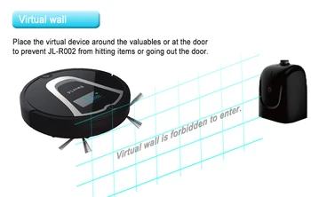 

(Free to USA)Eworld Intelligent Smart Automatic Robotic Vacuum Cleaner, Everyday Dust Removal, Powerful Suction (Black)