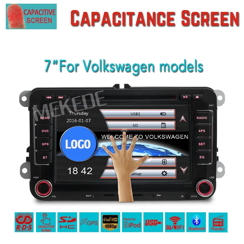 2Din автомобиль dvd gps навигация для VW Volkswagen Bora Jetta Golf 5 6 Tiguan Passat CC Polo Caddy Sharan Amarok со Встроенным Canbus