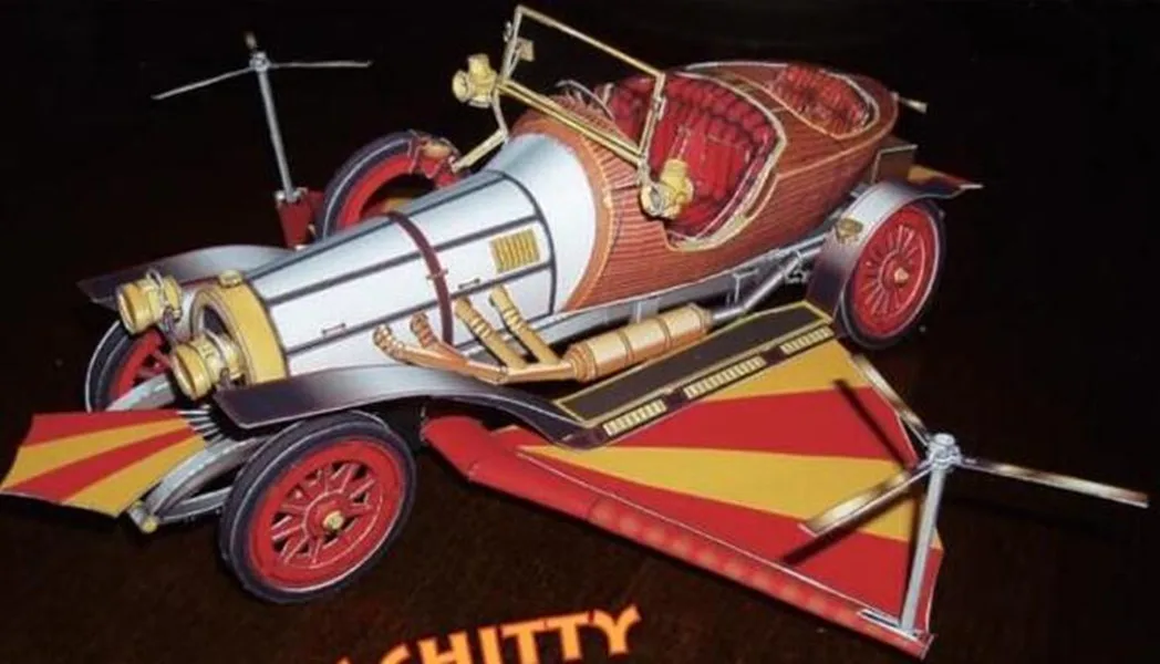 Высокое качество Chitty bang Chiti Che 3D бумажный модельный комплект