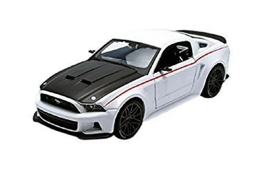 Koop Maisto 124 2014 Ford Mustang Street Racer Diecast Model Racing Car Vehicle NIEUW IN DOOS