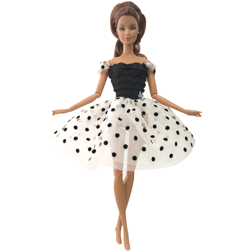 NK Mix стиль принцесса кукла ручной работы Colthes модное платье леди крутой наряд для куклы Барби аксессуары детские игрушки JJ