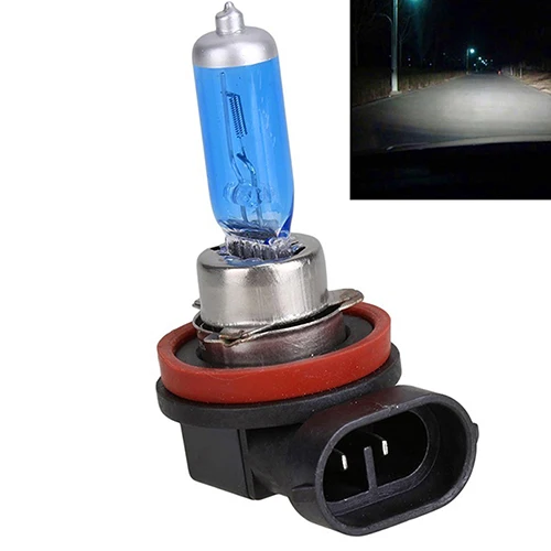 1 пара супер яркий H11 12 V авто галогеновые лампы с эффектом ксенона фары лампы белого цвета