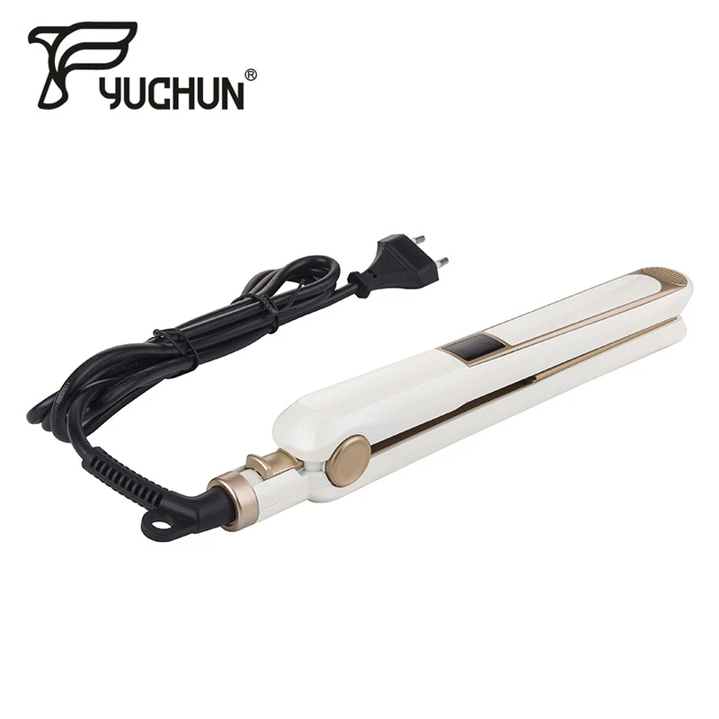 

Electric LCD Display Hair Straightener Curler Hair Flat Iron Corrugation Styling Tools Fast Heating Straightening Comb Brush