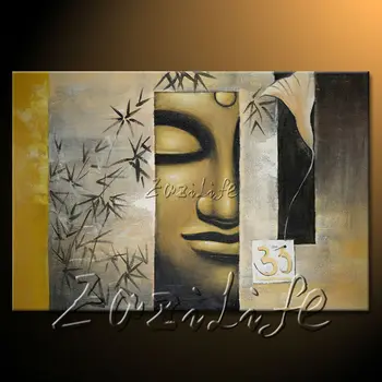 

Buda Buddha painting Zen Canvas Wall Art Modern Abstract Painting Hand Painted Home decorative pictures cuadros decoracion