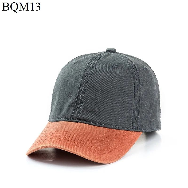 F& U Унисекс Ковбой Бейсбол Кепки осень Повседневное Snapback Шапки для Для мужчин и Для женщин Спорт на открытом воздухе джинсовые два разноцветные джинсы хип-хоп - Цвет: Orange