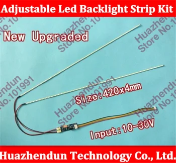 

420mm Adjustable brightness led backlight strip kit,Update 18.5inch wide monitor LCD ccfl panel to LED backlight