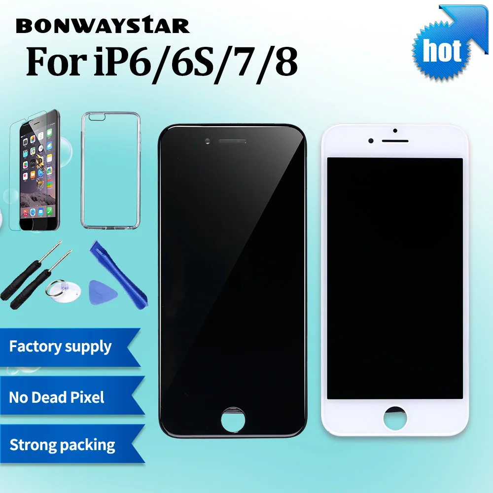 

AAA screen for iPhone 6 6s 7 8 LCD Replacement Digitizer Assembly display for iPhone 6 6S LCD screen No Dead Pixel with 3D Touch