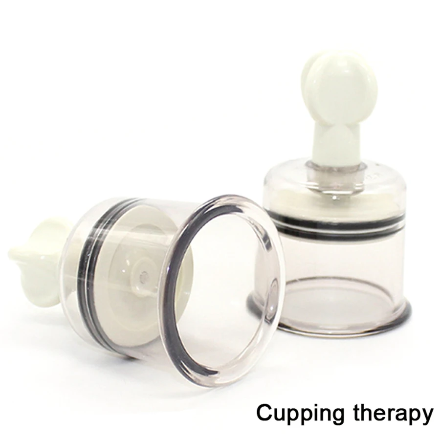 2pcs Vacuum Twist Suction Cupping Medical Device Body Relax Stress Back