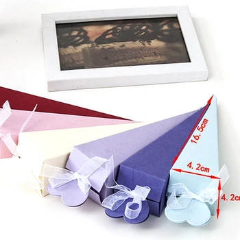 

Ice Cream Sharp Vertebra Multicolor Pure Color Mermaid Wedding Engagement Anniversary Party Gifts Candy Box Supplies