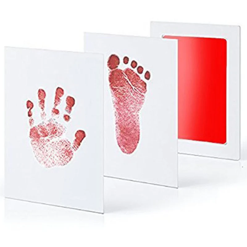 BalleenShiny Baby Handprint следа чернильные подушечки новорожденный Inkpad безопасный чистый сенсорный нетоксичный детский сувенир штамп-подушечка чернильная игрушка подарок