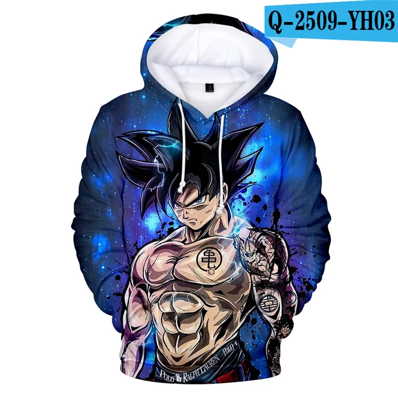 

3D Hoodie Pullover Sweatshirt Dragon Ball Z Hoodie Cartoon Clothings Funny Children Clothing Dragonball Z Clothes Kid Clothings