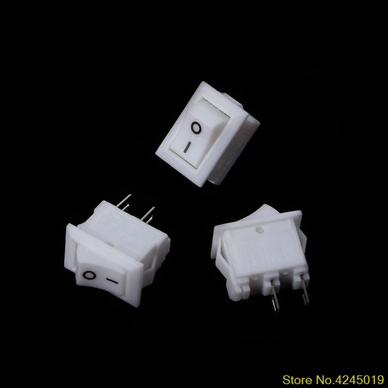

New High quality 10 Pcs 2 Pin 10x15mm SPST ON/OFF Soldering Terminal Boat Rocker Switch 3A AC 250V