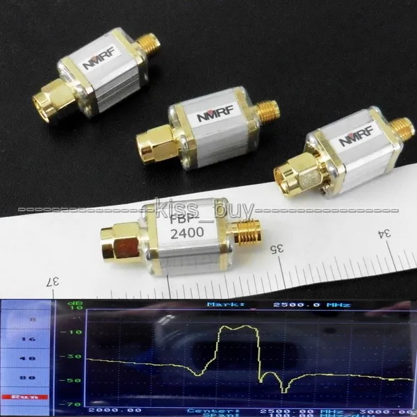 2 4 GHz 2440MHz приемник радиочастотный коаксиальный ленточный фильтр/SMA для WiFi Bluetooth