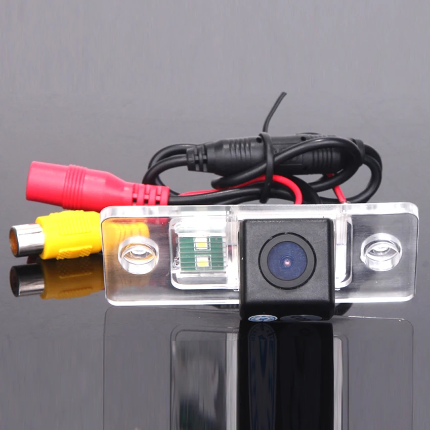 Автомобильная камера заднего вида CCD для Porsche Cayenne Volkswagen Tiguan Skoda Fabia заднее