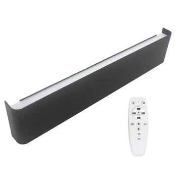 

Minimalist Style Dimmable 24W LED Aluminum Sconce 2.4G RF Remote Control Bedside Light For Room Mirror Lamp Lighting Luminairy