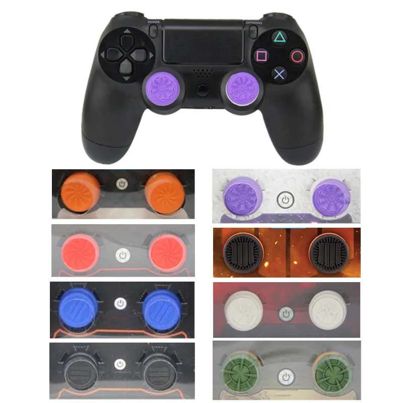 

2pcs Silicone Plastic for PS4 Analog Extenders Thumbstick Grips for Sony DualShock 4 PlayStation4 PS4 Controller Joystick Caps