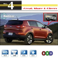 Liislee автомобиля Камера для KIA Sportage R 2011 ~ 2015 высокое качество заднего вида Резервное копирование Камера для PAL/NTSC применение | CCD + RCA