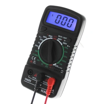 

XL-830L Digital LCD Multimeter Voltmeter Ammeter AC/DC/OHM Volt Current Tester