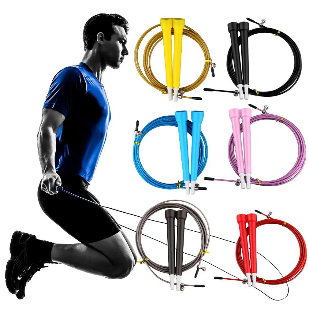 Kabel Staal Jump Skipping Jumping Speed Fitness Touw Cross Fit MMA Boksen