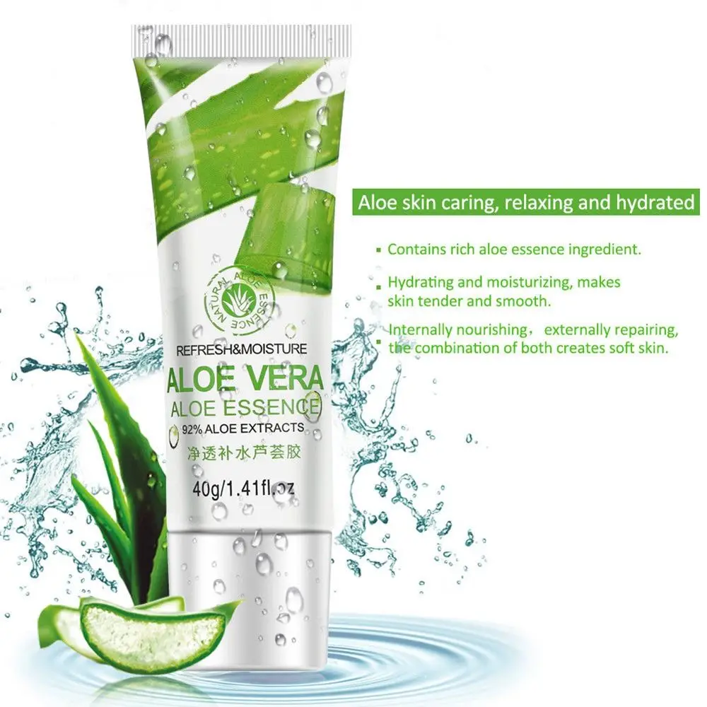 1 Bottle Aloe Vera Gel Face Healthy Care Anti Acne Moisturizing Nourish