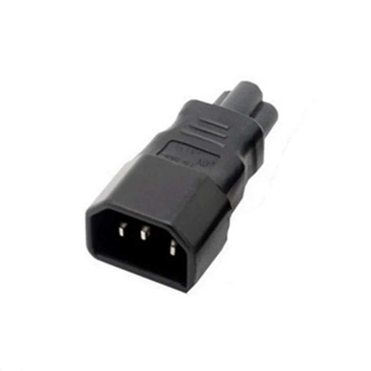 Адаптер питания для ноутбука IEC320 C14 male to C5 female черный медный 10 А 250 В адаптер