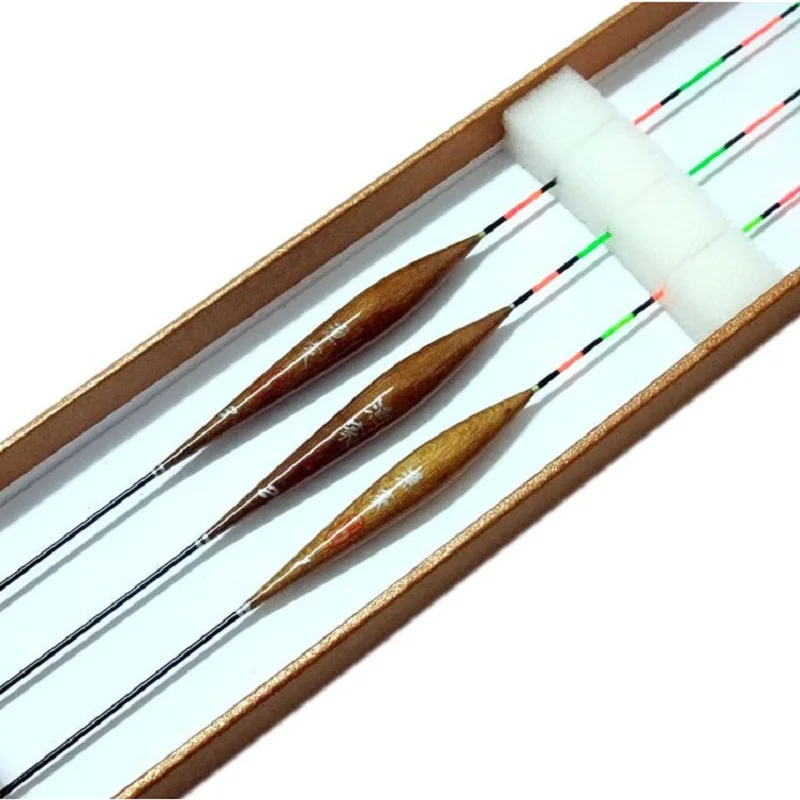 

3pcs/set balsa wood moving floats,jujube nucleus fishing bobber,almighty comprehensive float,Crucian carp and carp