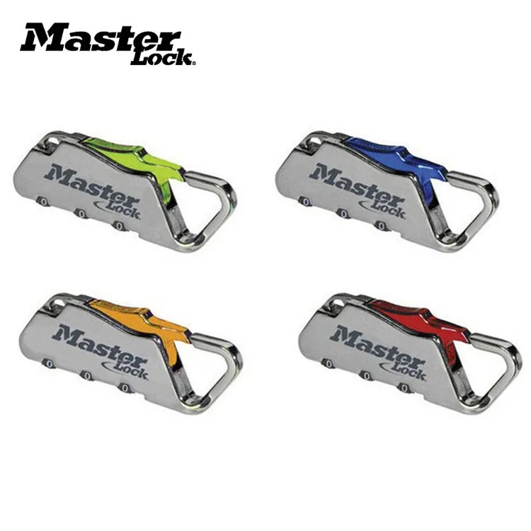 Master Lock Mini Small Travel Luggage Lock 3 Digit Combination Password Luggage Bag Suitcase Padlocks Zinc alloy Anti-theft Locks (9999)