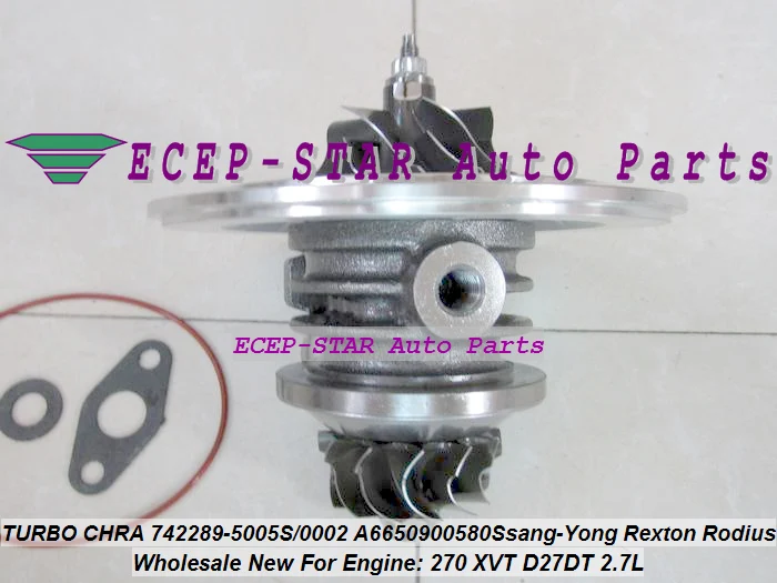 TURBO CHRA 742289-5005S0002 A6650900580 Ssang-Yong Rexton Rodius (2)