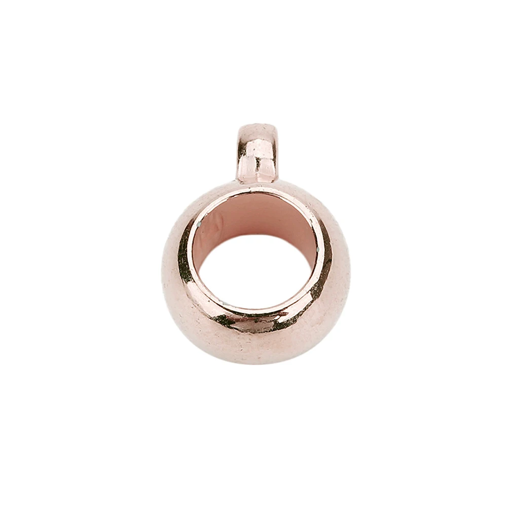 100pcs Metal Plated Pendant Clip Clasp Necklace Connector Bail Beads Large Hole for DIY European Charms Bracelet Jewelry Making