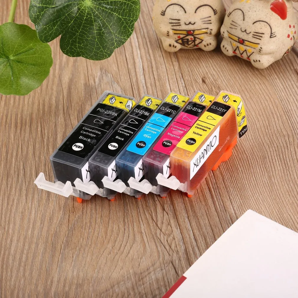 Xuanmo 20PK Pgi 220 Cli 221 Mp568 Mp620 Mp628 C M Y Совместимый чернильный картридж для принтера Canon