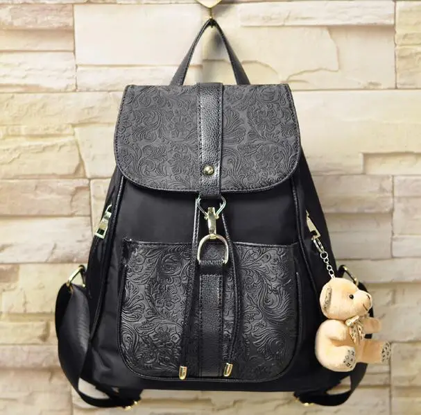 The new 2016 fashion leisure fashion female bag backpack tourism nylon bag