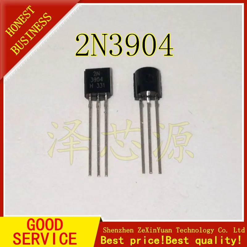 100 шт./лот 2N3904 К-92 0.2A 40 V NPN Оригинальный Новый Триод